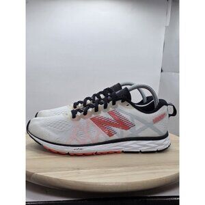 New Balance 1500v4 Womens Size 9.5 White Orange Athletic Running Shoes Sneakers